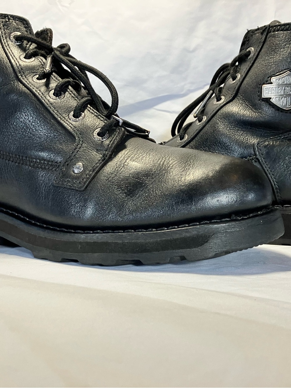 Harley-Davidson Men's Griggs Black Full-Grain Leather Riding Boots - 10M
